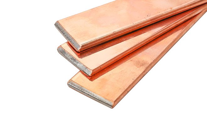  copper-plated flat steel 