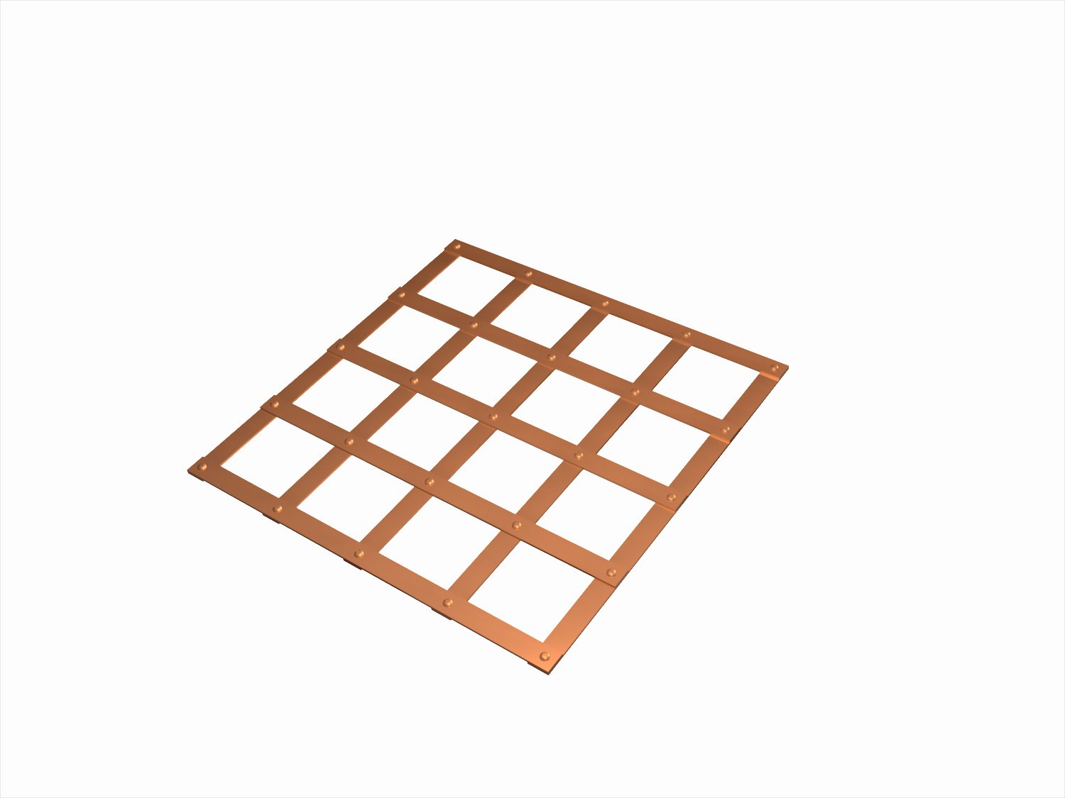  Lattice Copper Earth Mats 