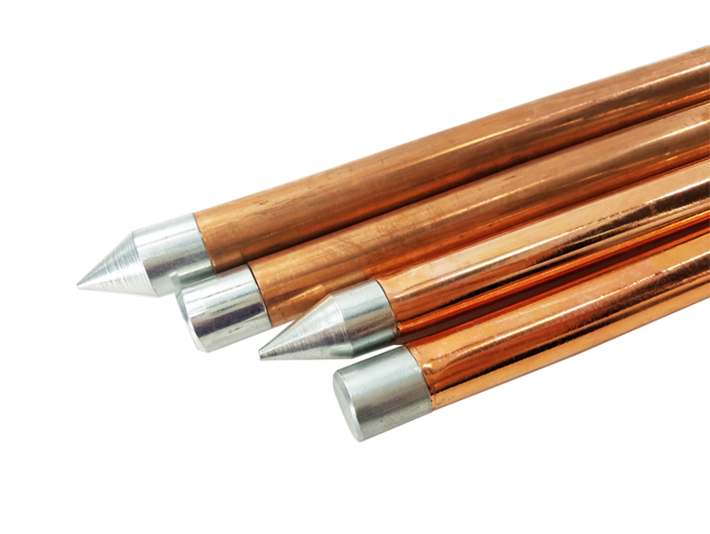 Copper Claded Non-Magnetic Stainless Steel Ground Rods