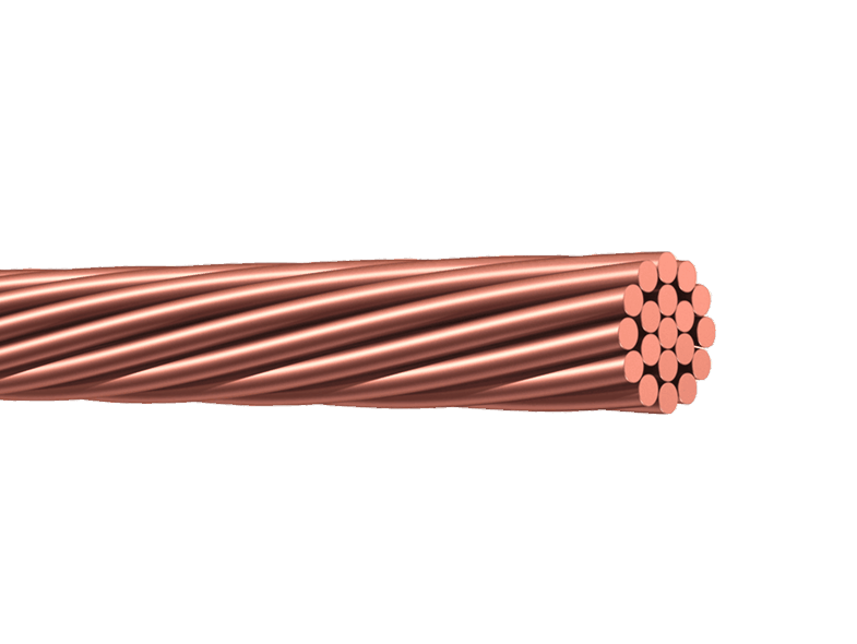 Bare copper strand wire